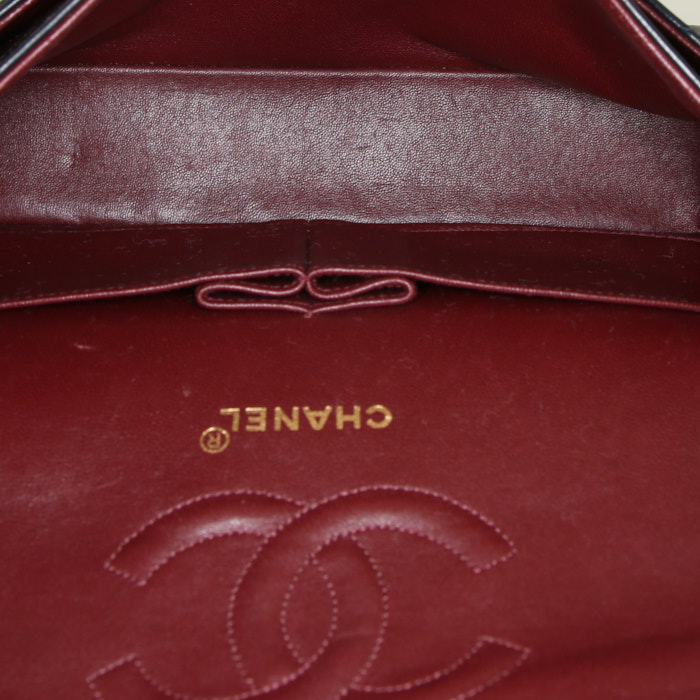 Borsa Chanel  Timeless Classic in pelle trapuntata blu - Detail D3