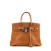 Hermes Birkin 30 cm handbag in brown Barenia leather - 360 thumbnail