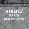 Hermes Birkin 30 cm handbag in blue jean ostrich leather - Detail D3 thumbnail
