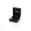 Bracciale Fred Force 10 modello grande in oro bianco,  diamanti e nylon nero - Detail D5 thumbnail