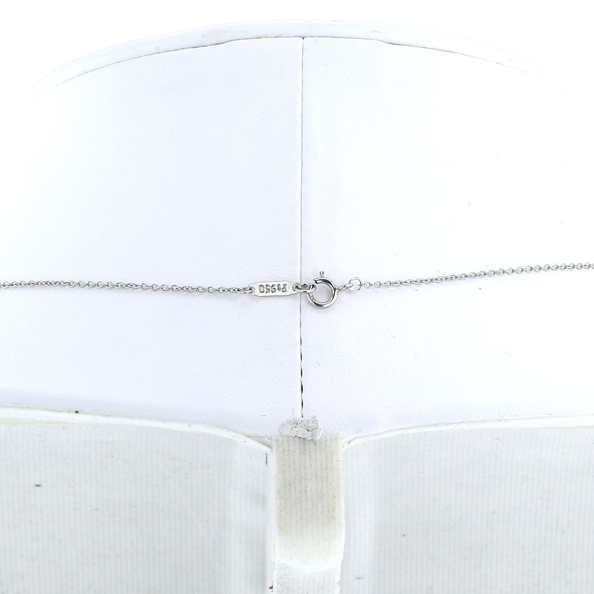 Tiffany & Co Diamond necklace in platinium and diamond - Detail D3