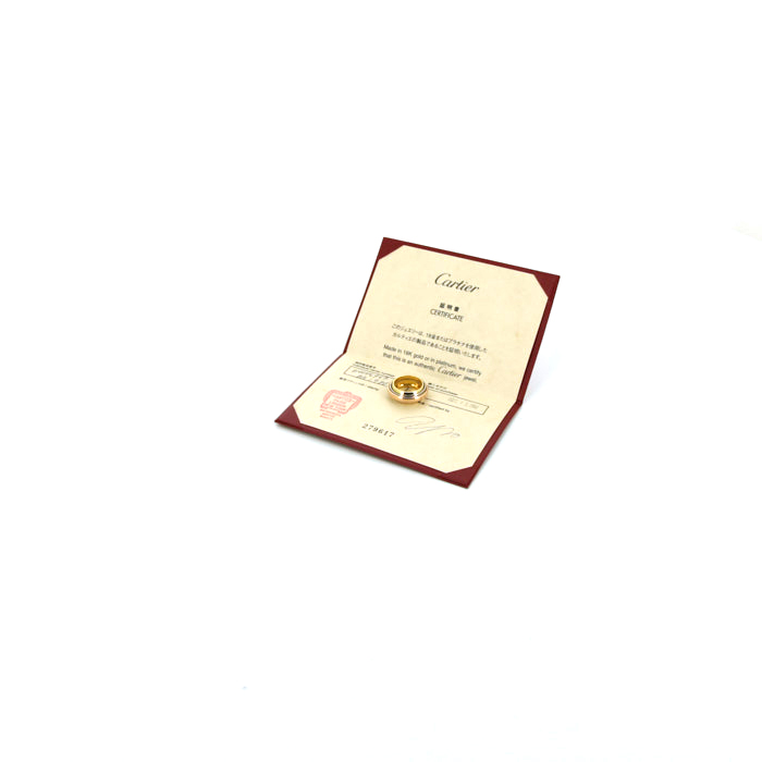 Bague mobile Cartier Mustessence en or blanc,  or jaune et or blanc - Detail D4