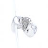 Boucheron Trouble ring in white gold,  diamonds and ruby - 360 thumbnail