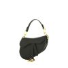 Dior Saddle mini handbag in black leather - 00pp thumbnail