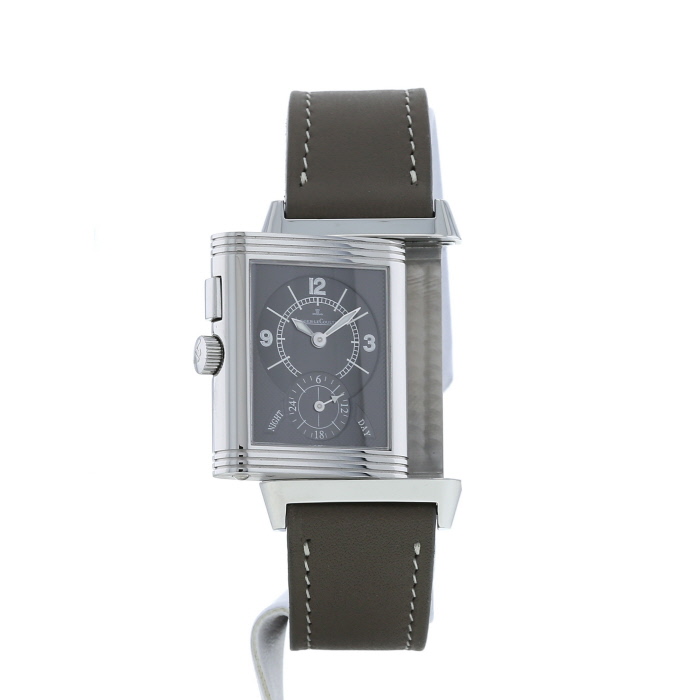 Jaeger-LeCoultre Reverso-Duoface watch in stainless steel Ref:  272.8.54 Circa  2005 - Detail D1
