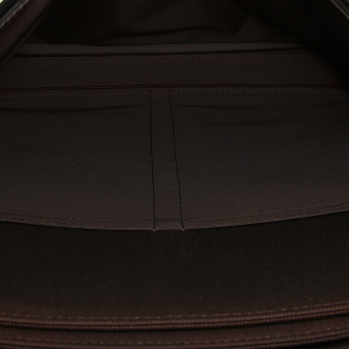 Louis Vuitton Messenger shoulder bag in black canvas - Detail D2
