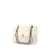 Chanel Vintage handbag in white quilted leather - 00pp thumbnail
