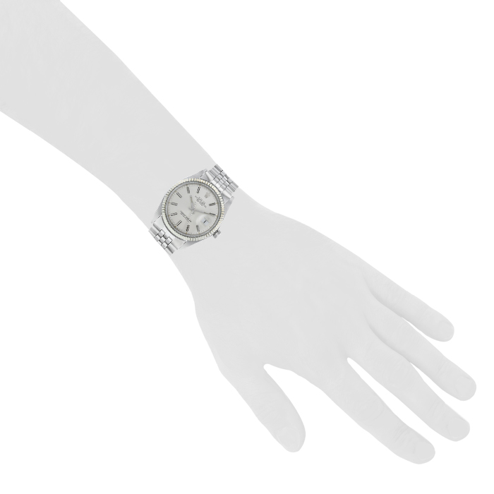 Rolex Datejust watch in stainless steel Ref:  1601 Circa  1971 - Detail D1