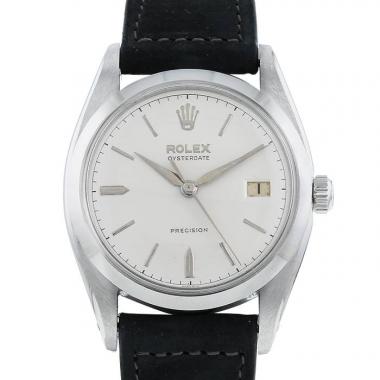 Reloj Rolex Oyster Date Precision de acero Ref :  6494 Circa  1958