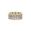 Buccellati Eternelle Ramage ring in white gold,  yellow gold and diamonds - 00pp thumbnail
