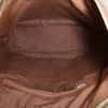 Gucci Vintage handbag in brown logo canvas and brown leather - Detail D2 thumbnail