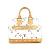 Louis Vuitton Alma handbag in multicolor and white monogram canvas and natural leather - 360 thumbnail