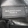 Shopping bag Balenciaga Papier in pelle nera - Detail D3 thumbnail
