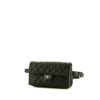 Pochette-cintura Chanel Pochette ceinture in pelle martellata nera - 00pp thumbnail