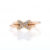 Chaumet Jeux de Liens ring in pink gold and diamonds - 360 thumbnail