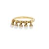 Dior Coquine ring in yellow gold and pearls - 00pp thumbnail