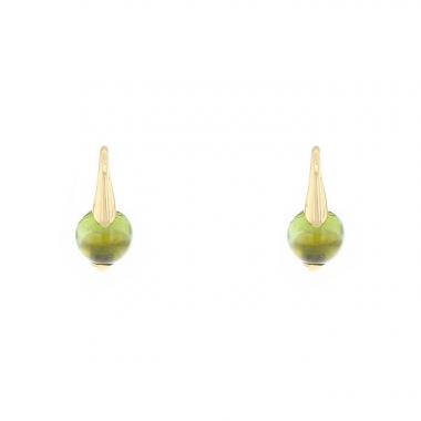 Pendientes Pomellato M'ama Non M'ama en oro rosa y peridotos