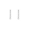 Pendientes colgantes semiarticulados Modern en oro blanco 14k y diamantes - 00pp thumbnail