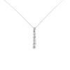 Half-articulated Modern necklace in 14k white gold and diamonds - 00pp thumbnail