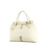 Fendi Selleria handbag in white grained leather - 00pp thumbnail