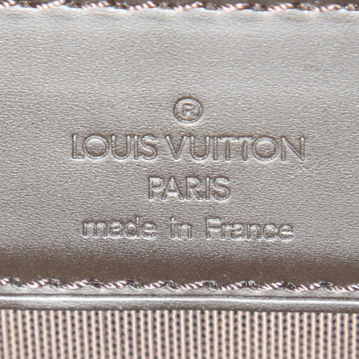 Valigia flessibile Louis Vuitton Pegase in tela a scacchi nera - Detail D3