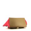Bolso de mano Celine Trapeze en cuero beige y rosa - Detail D5 thumbnail