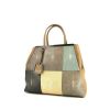 Fendi 2 Jours handbag in beige leather and shagreen - 00pp thumbnail