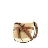 Loewe Gate shoulder bag in white, beige and gold tricolor leather - 00pp thumbnail