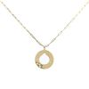 Dinh Van Cible necklace in yellow gold and diamonds - 00pp thumbnail