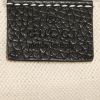 Sac bandoulière Gucci GG Marmont mini en cuir noir - Detail D4 thumbnail