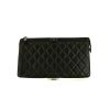 Chanel  Boy pouch  in black quilted leather - 360 thumbnail