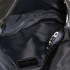 Sac à main Dior  Saddle en toile noire et cuir verni noir - Detail D2 thumbnail