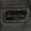 Dior  Saddle handbag  in black canvas  and black patent leather - Detail D3 thumbnail