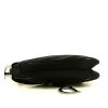 Bolso de mano Dior  Saddle en lona negra y charol negro - Detail D4 thumbnail