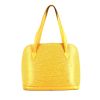 Bolso de mano Louis Vuitton Lussac en cuero Epi amarillo - 360 thumbnail