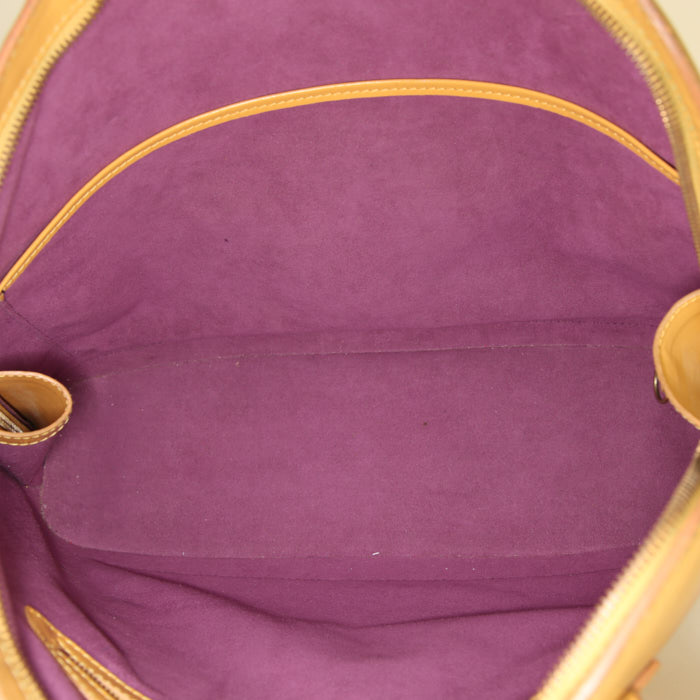 Borsa Louis Vuitton Lussac in pelle Epi gialla - Detail D2