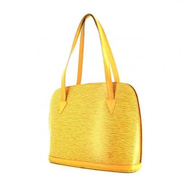 Louis Vuitton Lussac handbag in yellow epi leather