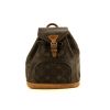 Louis Vuitton Montsouris backpack in brown monogram canvas and natural leather - 360 thumbnail
