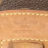Zaino Louis Vuitton Montsouris in tela monogram marrone e pelle naturale - Detail D3 thumbnail