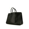 Saint Laurent Sac de jour handbag in black leather - 00pp thumbnail