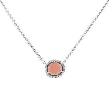 Collier Pomellato Colpo Di Fulmine en or blanc,  grenat et diamants