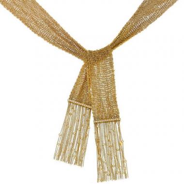 Collier souple Boucheron Delilah en or jaune et diamants