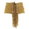 Bracciale flessibile Boucheron Delilah in oro giallo e diamanti - 00pp thumbnail