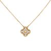 Collar Van Cleef & Arpels Alhambra Vintage en oro rosa y diamantes - 00pp thumbnail