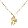 Cartier Panthère 1980's necklace in yellow gold and diamonds - 00pp thumbnail