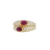 Cartier 1980's ring in yellow gold,  ruby and diamonds - 00pp thumbnail