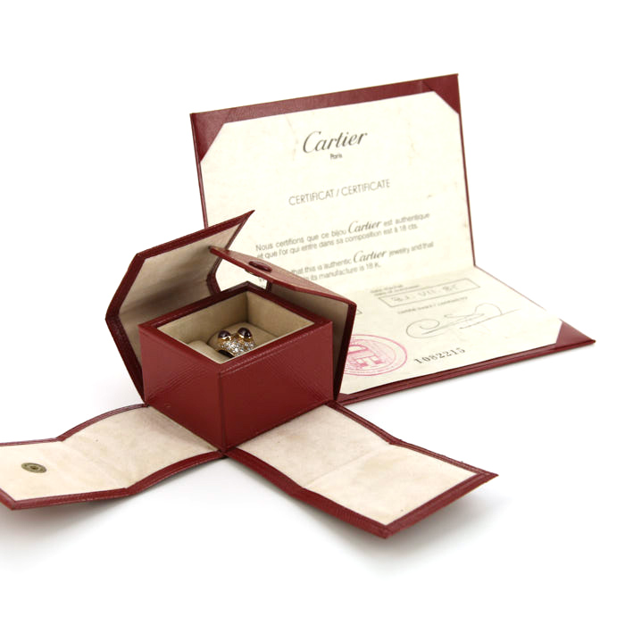 Cartier 1980's ring in yellow gold,  ruby and diamonds - Detail D2