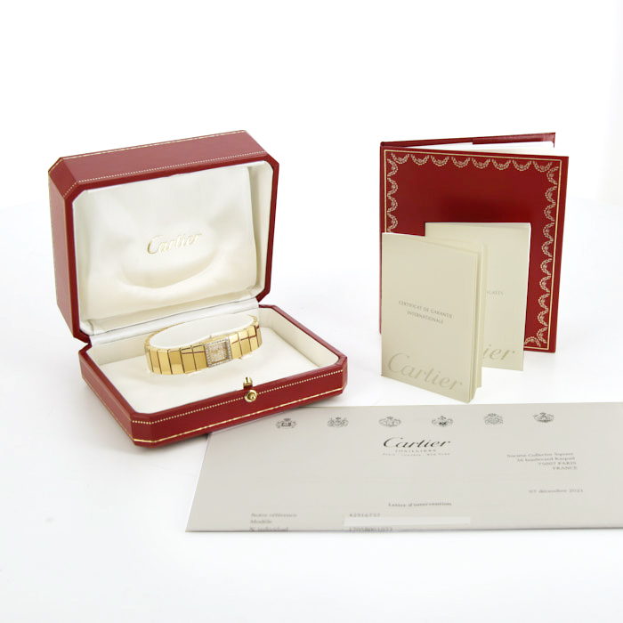 Orologio Cartier Lingot in oro giallo Ref :  1705 Circa  1998