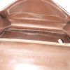 Bolso de mano Hermès Sandrine en cuero box marrón - Detail D2 thumbnail