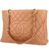 Chanel  Shopping GST shopping bag  in beige quilted grained leather - 00pp thumbnail